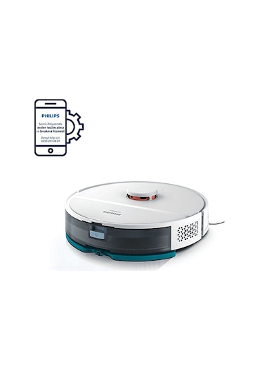 Philips HomeRun XU2000/22 2000 Serisi Aqua Akıllı Robot Süpürge Beyaz