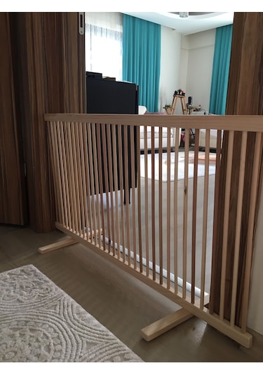 Sık Aralıklı Ahşap Köpek Çiti (Yükseklik 50 cm.)