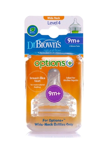 Dr. Browns DB 4201 Geniş Ağız Options+ Biberon Emziği 9 Ay+
