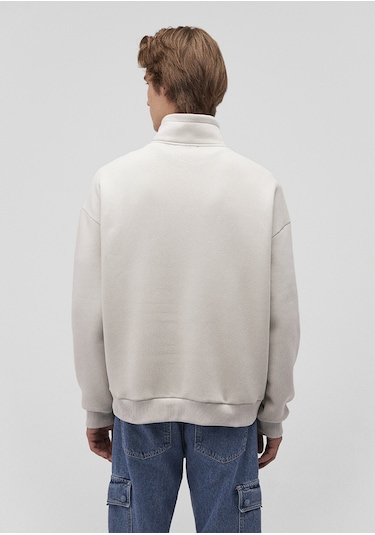 Mavi - Mavi Logo Baskılı Yarı Fermuarlı Gri Sweatshirt 0s10208-70074 Gri Mavi - Mavi Logo Baskılı Yarı Fermuarlı Gri Sweatshirt 0s10208-70074 Gri