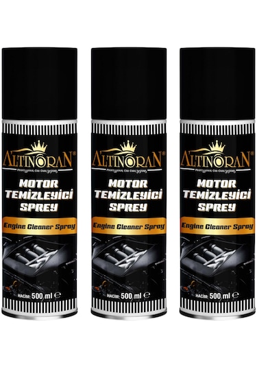 Altın oran Susuz Motor Temizleme Spreyi 500 ML (3 Adet)