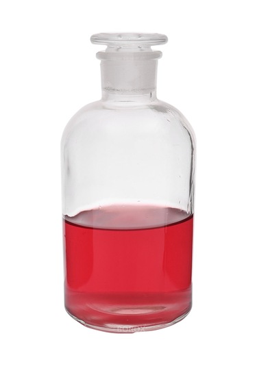 Borox Şilifli Cam Tıpalı Şeffaf Cam Miyar Şişe 500 ML