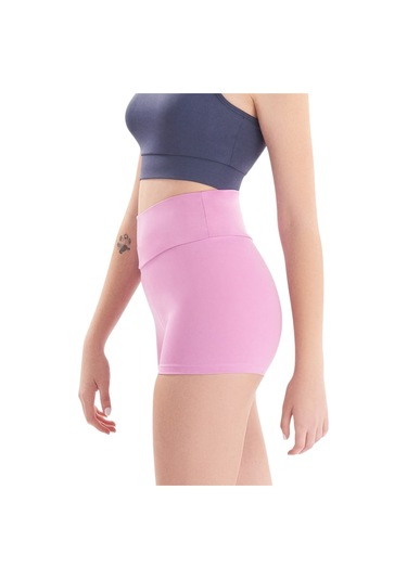 Josejuan Kadın Mini Spor Şort Tayt Yüksek Bel Sıkılaştırıcı 7400-lila Lila