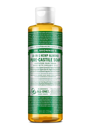 Dr. Bronner's Badem Kokulu Çok Amaçlı Sıvı Sabun 237 ML