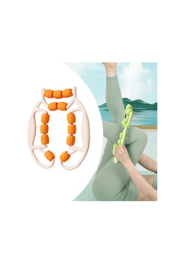 Suntek Taşınabilir 13 Tekerlekli Bacak Masaj Silindiri Turuncu Turuncu