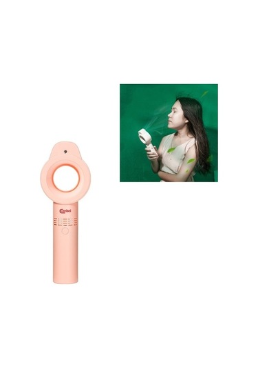 Yaratıcı Masaüstü Fan Usb Şarj Taşınabilir Mini Sprey Fan Pembe 5949 Pembe
