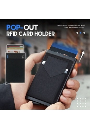 Trendooze Linjinxu Rfıd Metal Kart Kılıfı, Kredi Kartı Tutucu, Yeşil Diğer