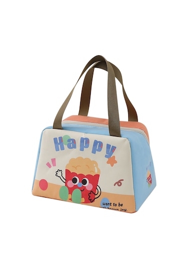 Jian Fan Yan Açıkır Is Yalıtımlı Öğle Yemek Çantası, Taşınacak Ve Pratik Açık Mavi