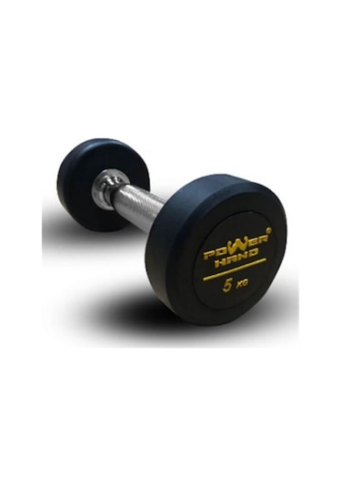 Powerhand Profesyonel Kauçuk Kaplı Dambıl 5 KG