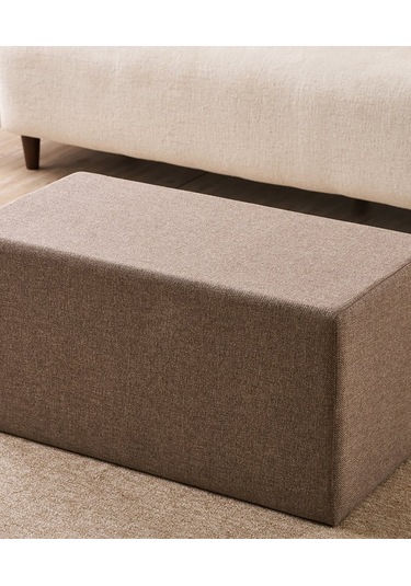 Favora Demre Puf - Kahverengi Kahverengi