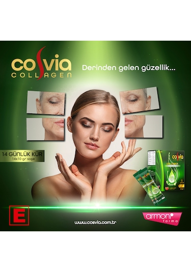 Cosvia Collagen Hidrolize Peptid 4 Pk. 120 Saşe 4 Aylık