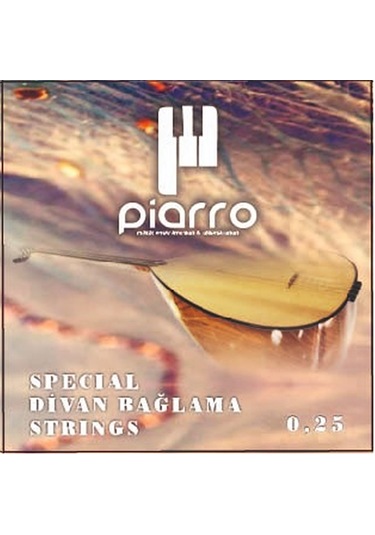 Piarro 0,25 Profosyonel Divan Saz Teli Takımı