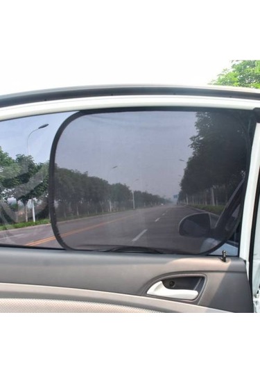 Coofbe Vantuzlu Araç Yan Cam Güneşlik 2Adet Set 36x44cm Oto Yan C