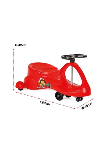 Pilsan Kırmızı Pilsan Play Car Pedalsız Araba