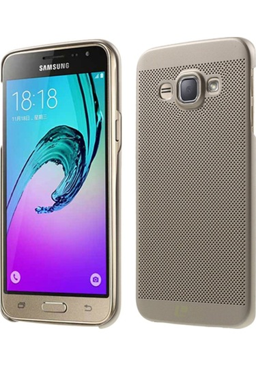 Samsung Galaxy J1 2016 (J120) Loopee Point Sert Arka Kapak Gold 125724777