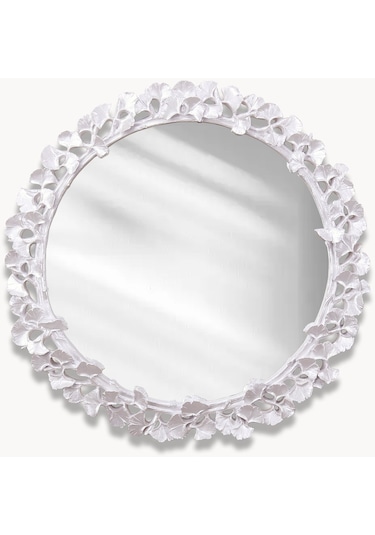 Clove Yuvarlak Ayna İnci Ceviz