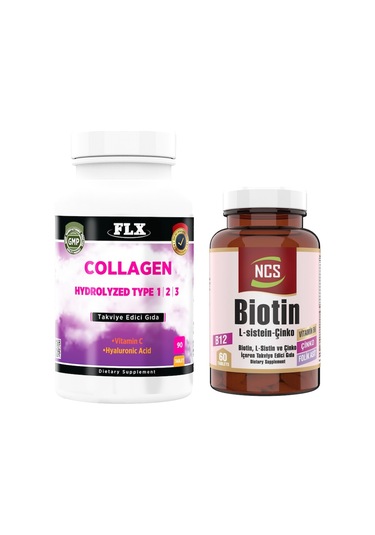 Collagen Tip 1-2-3 Hyaluronik Asit 90 Tablet+Biotin 60 Tablet