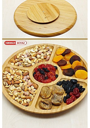 BAMBU YUVARLAK KAHVALTILIK,BÖLMELİ ÇEREZLİK