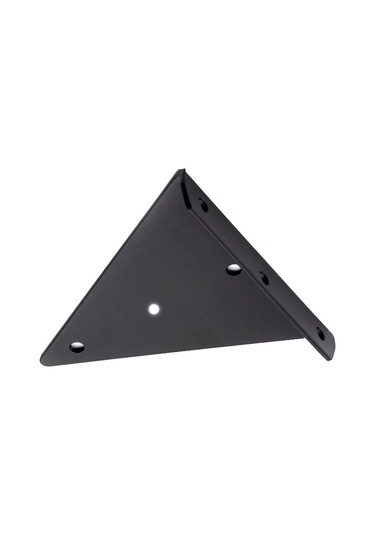 Sones Yük Taşıyan Görünmez Üçgen Braket Duvar Raf Braketi Vidalarla, Özellikler: 230x170mm Siyah