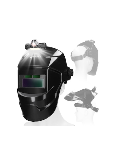 Xianwen Hallow Geevorks Otomatik Karartma Kaynak Yüz Maskesi