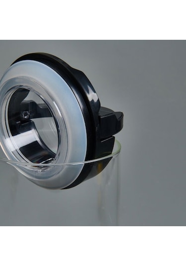 Tohana Vakumlu Cam Kavanoz - Şeffaf / Siyah - 600 Ml Şeffaf / Siyah