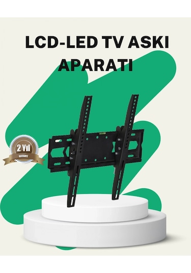32 İnç Tv Duvar Askı Braketi Stabil Güvenli Montaj Çelik Gövde Çok Renkli