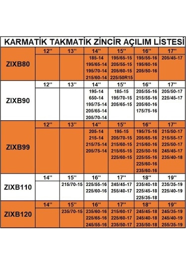 Space Kar Zincir 180/60-340 Grup: 4