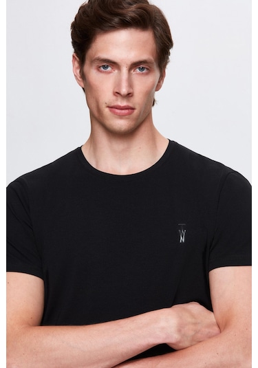 D's Damat Slim Fit Siyah Düz D's Damat Logo Baskılı Strech Pamuklu T-shirt 2ec148551753m Siyah D's Damat Slim Fit Siyah Düz D's Damat Logo Baskılı Strech Pamuklu T-shirt 2ec148551753m Siyah