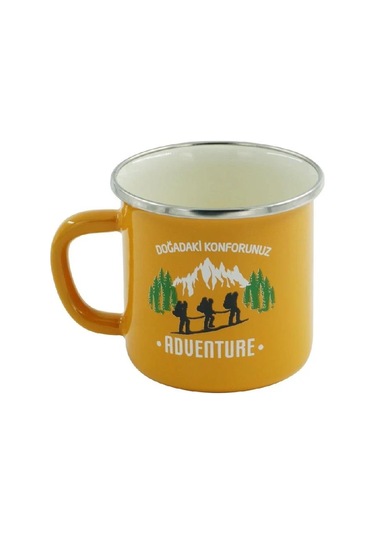Orcamp Out-1900 Emaye Kupa 9 Cm Sarı