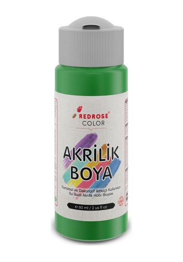 Red Rose Yeşil Akrilik Boya 60 ML