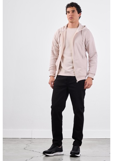 Dufy Bej Erkek Sweatshırt - Regular Fit Bej