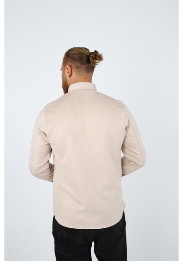 Brango 13241 Erkek Spor Gömlek Bej