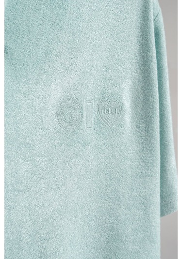 Giotelli Erkek Mint Normal Kesim Regular Fit Viskon Havlu Polo Yaka Tişört