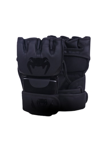 Mma Eldiven Dövüş Eğitim Eldiveni Açık Avuç İçi Boks Eldiveni Bey Siyah