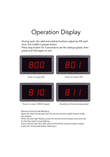 Besthome1 Dc Motor Hız Kontrol Cihazı 6-30v 8a Maks Akım Kablosuz Kumanda Pwm Tek 60w Motor Uyumlu