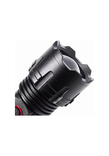 Everton Rts-s020 Xhp50 Led 1000 Lümen Yağmur Suyu Geçirmez Şarjlı El Feneri-9854 Siyah