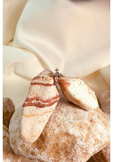 Limited Edition Haç Tasarım Altın Gold Renk 316l Stainless Steel Çelik Piercing Tragus Helix Altın