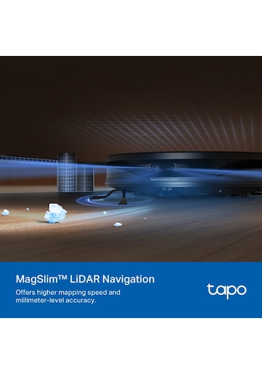 TP-Link Tapo RV20 Max 5300Pa Vakum MagSlim LiDAR Navigasyon Robot Süpürge ve Paspas