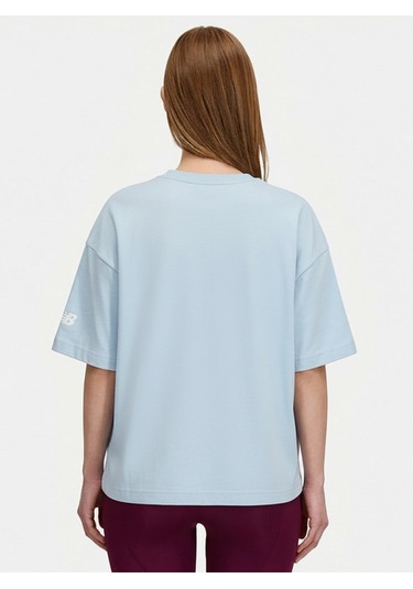 Kadın Nb Lifestyle Women Tshirt Wnt1402-dus Mavi