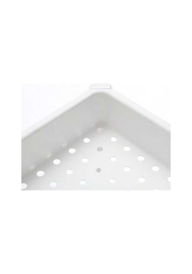 Fortunelane Plastik Banyo Dolabı İki Katlı Su Akış Delikli Sağlam Mutfak Organizeraf Diğer