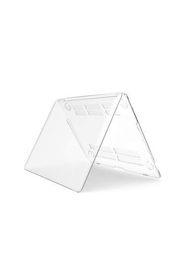 Macbook Air 13" A1932 A2179 Uyumlu Kristal Şeffaf Koruma Kılıfı Kapak + Usb Çevirici Çok Renkli