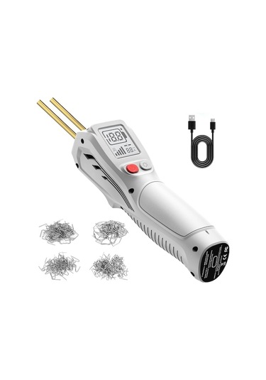 Besthome1 Kolluk Tipi Kablosuz Plastik Kaynak Makinesi, Lcd Ekranlı, 5000mah Li-po Pil, Hızlı Sıcaklık Ayarı, Çok Amaçlı Tamir