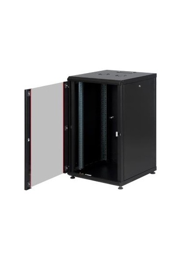 Lande Ln-Pr20U6060-Bl-121 20U 60X60 Dikili Tip Boş Kabinet (Siyah