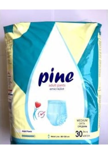 Pine Emici Külot Hasta Alt Bezi M 30'Lu