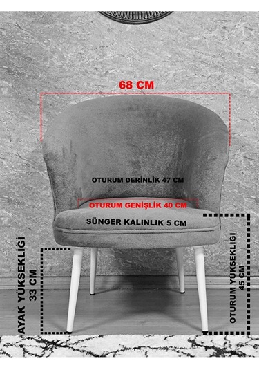 Tekli Teddy Gold Kaplama Sivriltme Ayak Çay Seti Koltuk Tekli Ber Çok Renkli