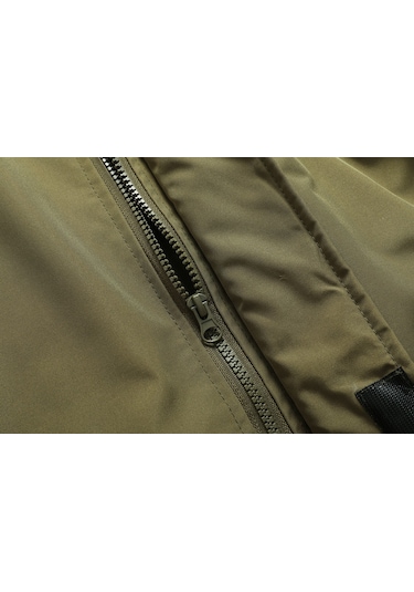 Sımıcg Erkek Gündelik Kapüşonlu Ceket Siyah