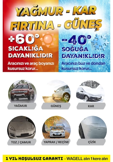 Fiat Tofaş Murat 131 Uyumlu Promax X400 Miflonlu Araba Brandası - Oto Çadır Örtü