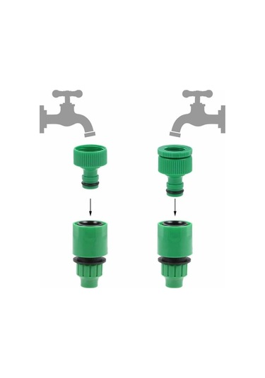 İşçi Bayramı Promosyonu 5 Adet Hızlı Bağlantı Hortum Bağlantısı Hortum Adaptörü 8 Mm İç Çaplı Boru Bağlantısı Diğer