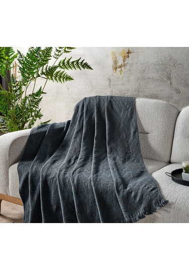 Adora Koltuk Şalı İndigo - 130x170 Cm