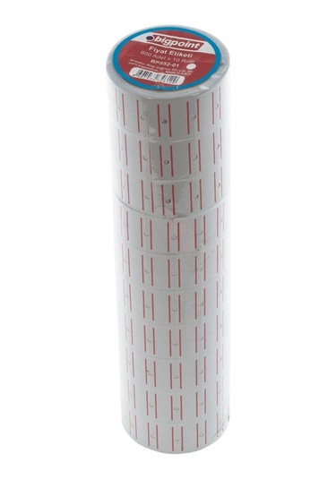 Bigpoint Fiyat Etiketi 20'li Beyaz